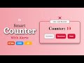 JavaScript Counter App | How to Build a Smart Counter (Beginner Tutorial)