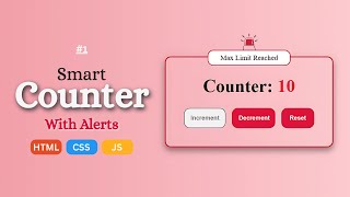 JavaScript Counter App | How to Build a Smart Counter (Beginner Tutorial)