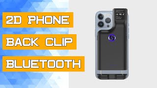 2D Phone Back Clip Bluetooth Barcode Scanner Portable Barcode Reader Data Matrix Code 1D 2D QR Scann