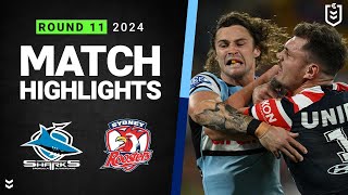 NRL 2024 | Sharks v Roosters | Match Highlights