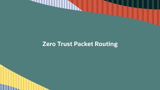 What is OCI Zero Trust Packet Routing?