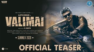 Valimai Official Teaser - Ajithkumar | Yuvan Shankar Raja | H Vinoth | Boney Kapoor