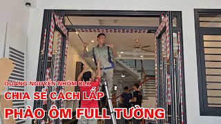 🔴 BLK2409 - QUANG NGUYỄN HƯỚNG DẪN CÁCH LẮP PHÀO ÔM FULL TƯỜNG CỬA THỦY LỰC BLK | LẮP CỬA THỦY LỰC