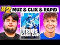 2ND PLACE TRIO CASH CUP With Clix & Rapid! 🏆