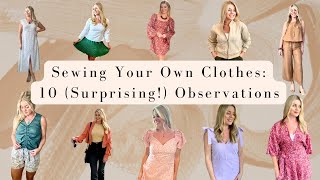 Sewing Chat : ) 10 Observations After Sewing My Own Clothes #sewingjourney #sewingmindset