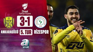 Ankaragücü 3-1 Rizespor MAÇ ÖZETİ (Ziraat Türkiye Kupası 5. Tur Maçı) / 16.01.2024