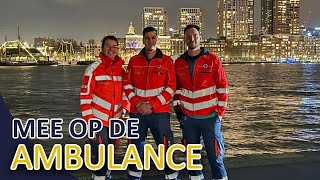 Politievlogger Jan-Willem mee op de ambulance | Middencomplexe Rotterdam