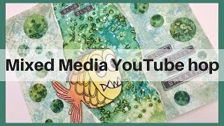 Mixed Media Youtube hop SEA Theme + GIVEAWAY Ended