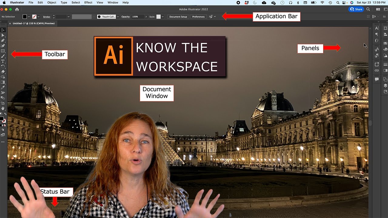 Adobe Illustrator Workspace - YouTube