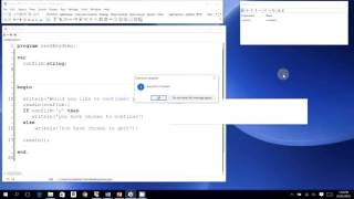 Using ReadKey in Pascal