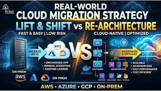 Real-World Cloud Migration Strategy | Lift & Shift vs Re-Architecture | AWS, Azure, GCP, on-prem.