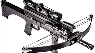 m4 tactical crossbow หน้าไม้ยิงลูกเหล็ก 8mm ติดตั้งรอกยิงปลากับหน้าไม้เอ็มโฟร์￼