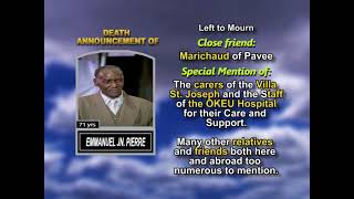 Emmanuel Jn .Pierre ~ Long Obituary