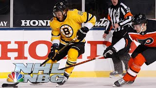 Philadelphia Flyers vs. Boston Bruins at Lake Tahoe | EXTENDED HIGHLIGHTS | 2/21/21 | NBC Sports