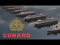 CUNARD Fleet Length Comparison (3D)