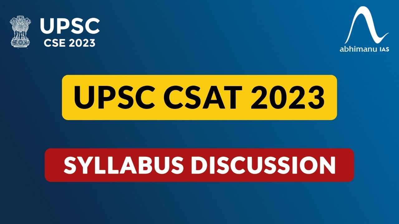 UPSC CSAT 2023 | GS Paper 2 | Syllabus | Exam Pattern I By Munesh Ma'am ...