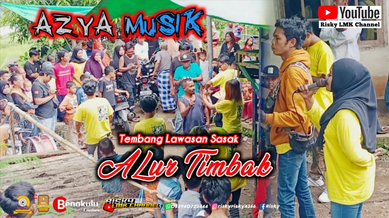 Tembang Lawasan Sasak ALUR TIMBAK || AZYA MUSIK || Live Di Lendang Ara ...