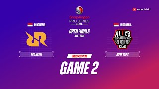 RRQ Hoshi vs Alter Ego X GAME 2 Snapdragon Pro Series Season 6 | AEX VS RRQ ESPORTSTV