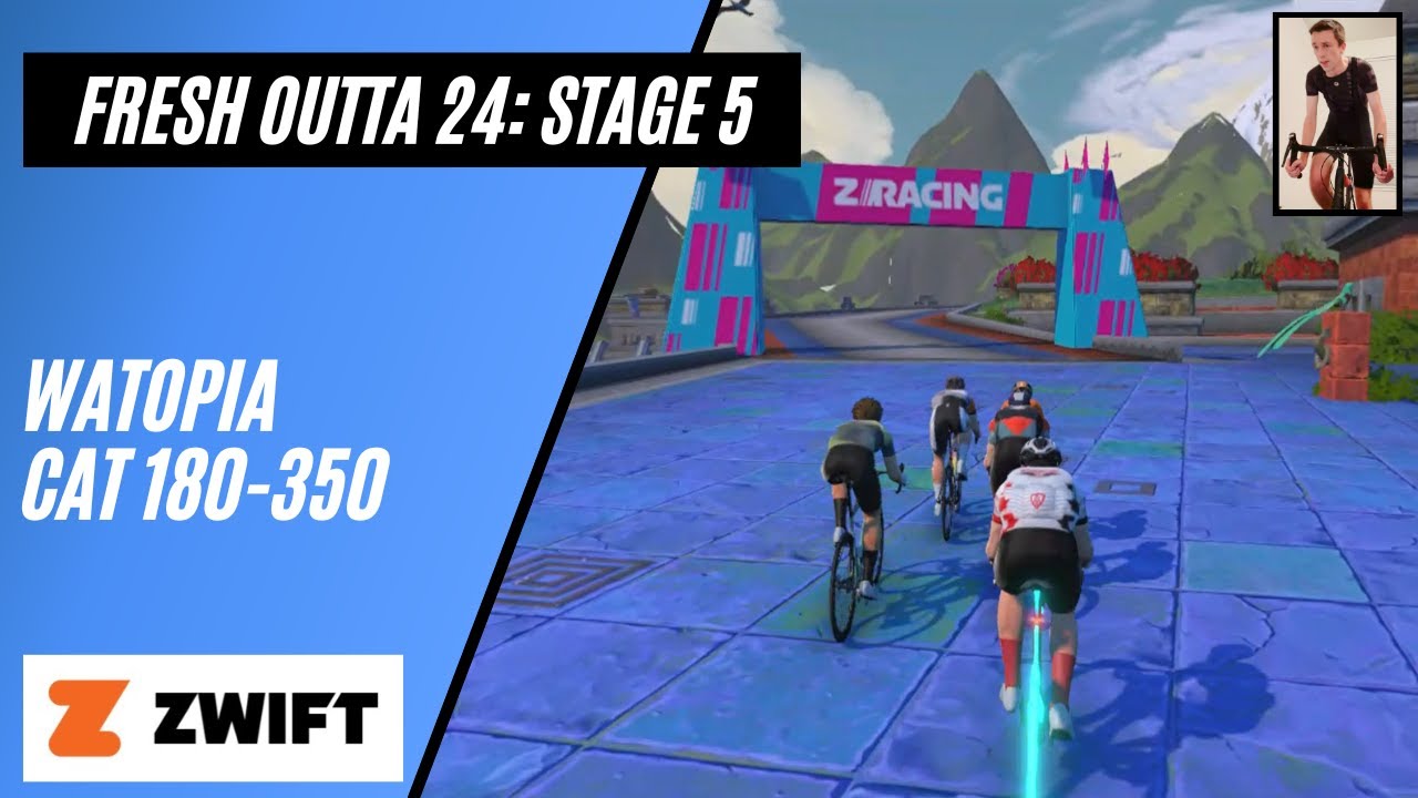 My First Zwift Race In Over 8 Months Fresh Outta 24 Stage 5