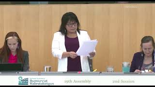 19th Assembly, 2nd Session, Day 167 Inuvialuktun Interpretation