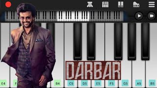 DARBAR BGM Piano notes | Rajinikanth | Anirudh | AR Murugadoss