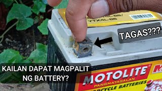 MOTORCYCLE BATTERY KAILAN BA DAPAT PALITAN?