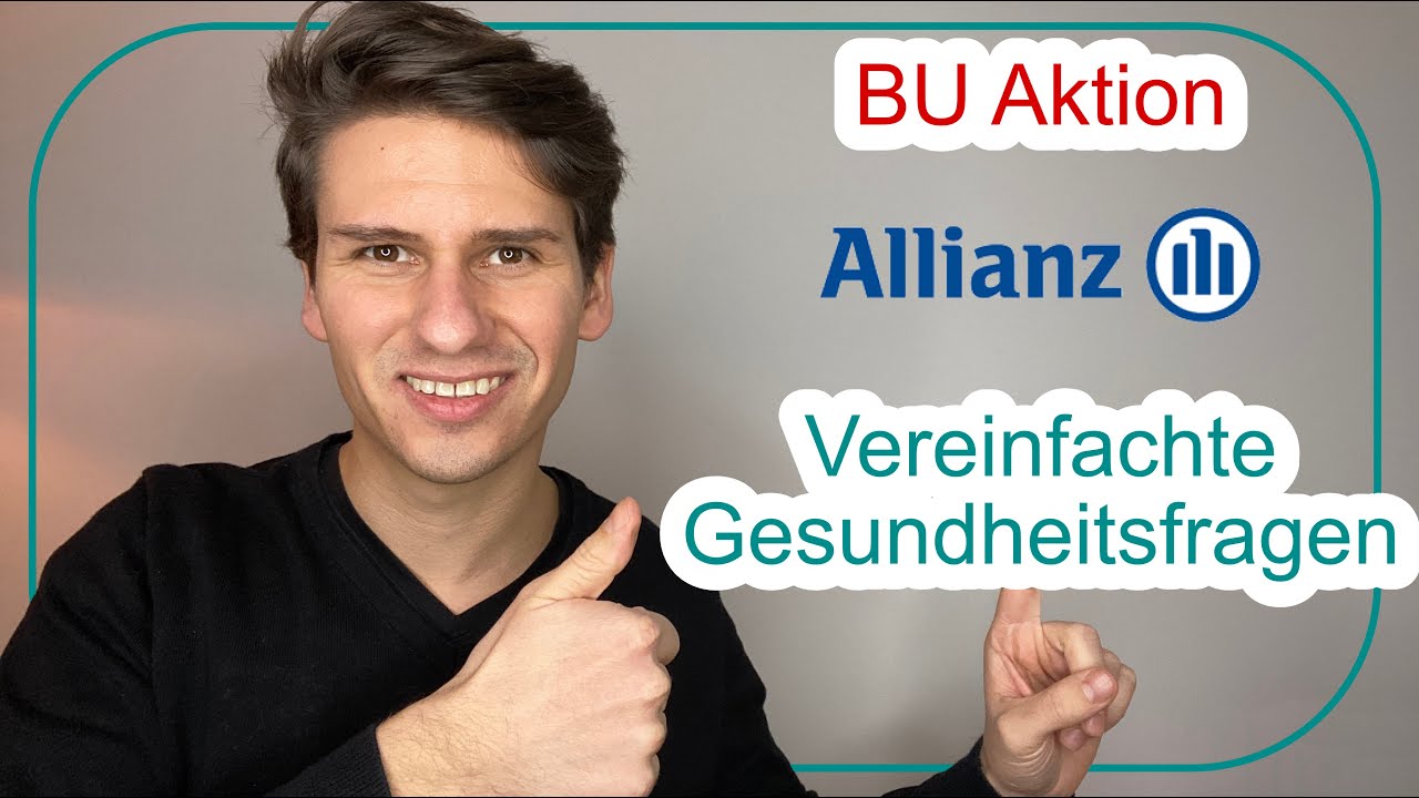 Allianz Berufsunfähigkeitsversicherung - Aktion Vereinfachte ...