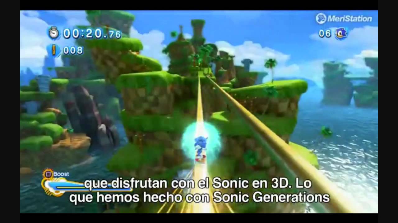 Sonic Generations GAMEPLAY (WITH TRANSLATION!) - YouTube