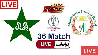 PTV Sports Live Cricket Match Today Online Pakistan vs Afghanistan World Cup 2019