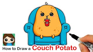 How to Draw a Couch Potato