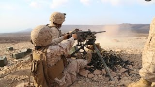 US Marines Сonduct Сomprehensive Live-Fire Training At Bradshaw Field Training Area