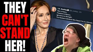 Twitter Lunatics Have A MELTDOWN After JK Rowling DESTROYS Woke Losers | They Want Her CANCELLED!