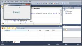 Visual Basic - 42 - User Defined Subs