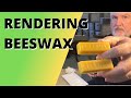 Rendering small quantities of beeswax