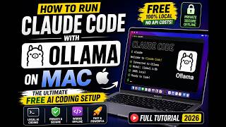 How to Run Claude Code with Ollama on Mac :The Ultimate Free AI Coding Setup (Full Tutorial) (2026)