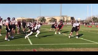 Texas A&M Special Teams - Front Wall Kickoff Return Drill
