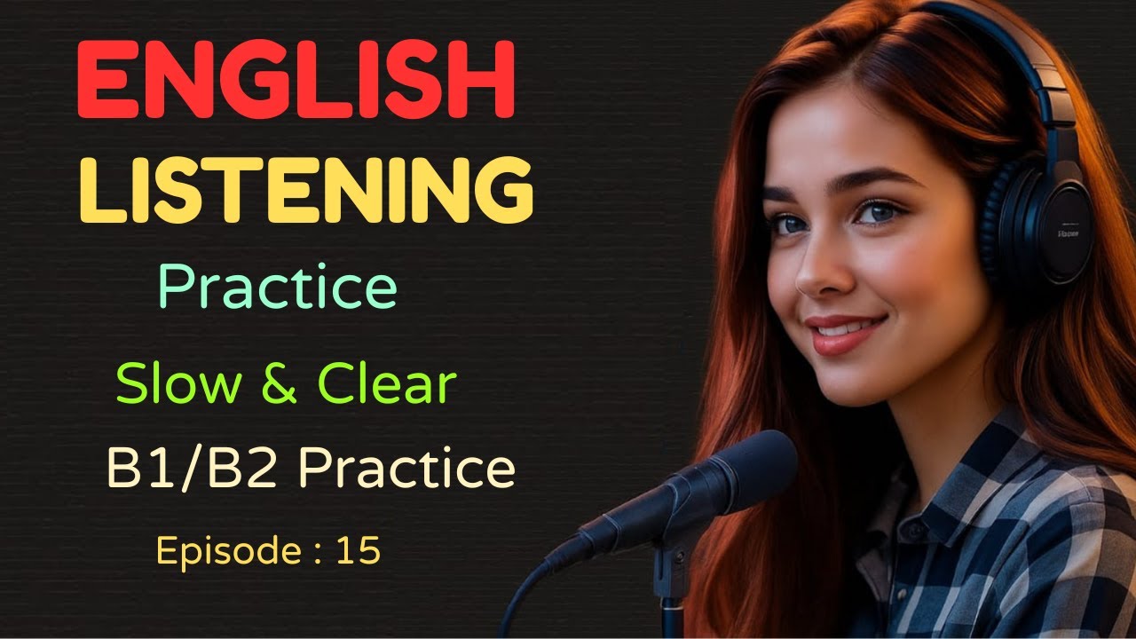 English Listening Practice Speaking Fluency B1 B2 Intermediate