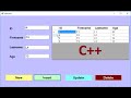C++ Full Course 💻 Insert, Update & Delete Data in DataGridView Without Database