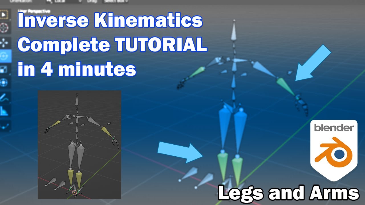 Inverse Kinematics In 4 Minutes (Arms And Legs) - Blender Tutorial ...