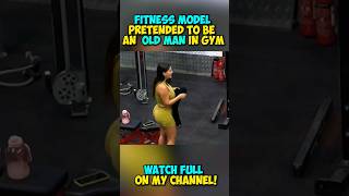 Pretended to be An Old Man In Gym #shorts #prank #funny #gym #entertainment