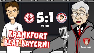 😂BAYERN MAMBO No 5-1😂 Frankfurt destroy Munich! (Parody Goals Highlights)