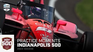 Top moments from qualifying day practice for 2024 Indy 500 | Extended Highlights | INDYCAR