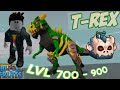 Blox Fruits Adventure: Leveling from 700 to 900 Using T-Rex Fruit🦖 + Shark🦈 V2 Unlock!