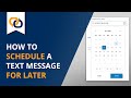 How To Schedule a Text Message | EZ Texting Tutorial