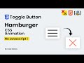 How to Create a Toggle Button with HTML & Pure CSS | Without Using JS | CSS Animation