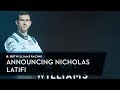 Introducing 2020 Race Driver, Nicholas Latifi