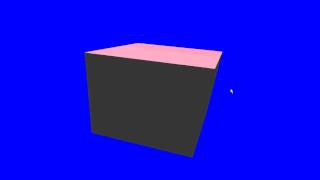3d Cube programmed on DarkBASIC