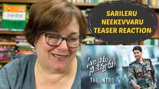 Sarileru Neekevvaru THE INTRO Teaser reaction | Mahesh Babu