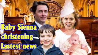 Princess Beatrice reveals adorable photos of baby daughter Sienna at her christening