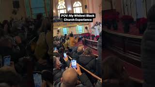 My Whitest Black Church Experience #merrychristmas #comedy #shorts